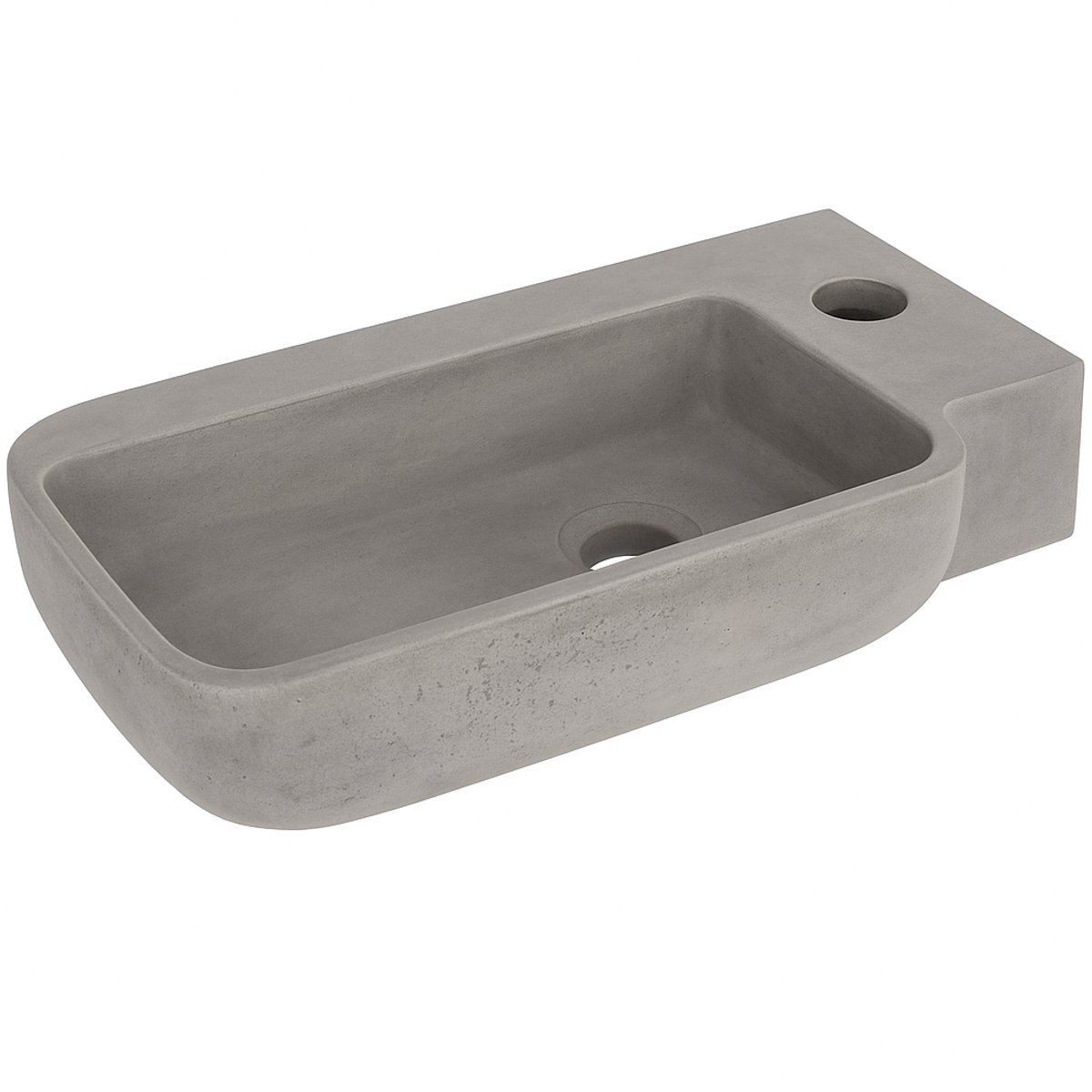 Differnz Toiletfontein Saba – Beton – Kraangat Rechts – Compact & Modern – Wandmontage