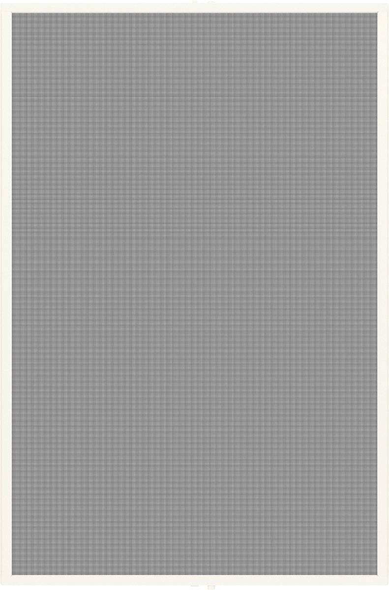 Livn Inzet Raamhor Vliegenraam Basic 80x120cm wit - Speciaal voor draaikiepramen en naar binnen draaiende ramen - Zonder schroeven te monteren - Hoogte en breedte inkortbaar