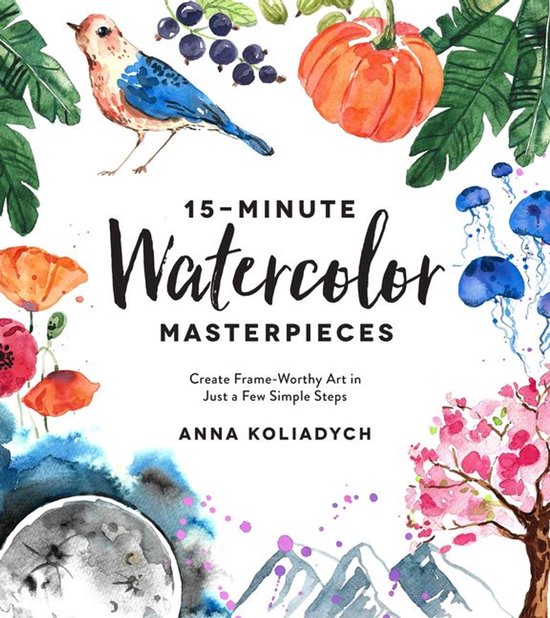 15-Minute Watercolor Masterpieces - cover