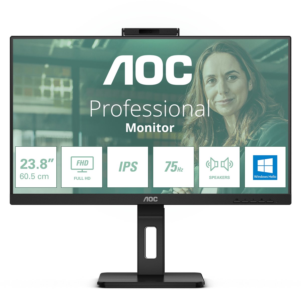 AOC 24P3CW - 23,8 inch - 1920 x 1080 Pixel (Full HD) - IPS (In-Plane Switching)