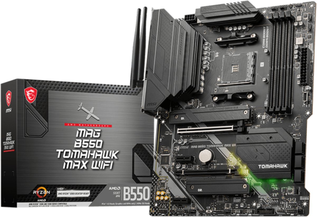 Motherboard MSI MAG B550 TOMAHAWK MAX WIFI ATX AMD AM4 AMD B550