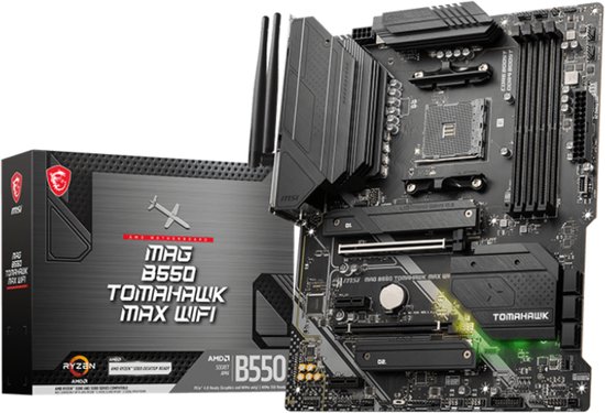 Motherboard MSI MAG B550 TOMAHAWK MAX WIFI ATX AMD AM4 AMD B550 | bol