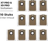 MYBOT Stofzakken – Compatibel met MYBOT X7 PRO & X9 PRO Robotstofzuigers – Verpakking van 10 stuks