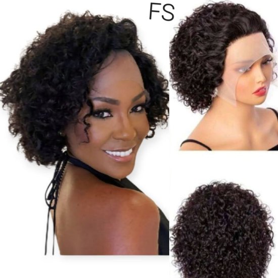Perruque Femme Cheveux Synthétiques SENTOO - Bruns, Raie En C - Longueur 4 Cm - Bonnet Moyen - Neuf