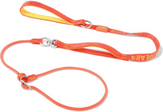 LENNIE Easycare® trainingslijn, 6 mm, rond, 10 m, neon-oranje, zonder polsband (waterdicht en gemakkelijk te reinigen