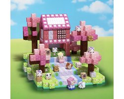 Selevie Magnetische bouwset voor meisjes - Huis en bomen - Magnetic Building Blocks House & trees - Speel & Leermiddel voor Creativiteit (100 Stukken) - Magnetisch speelgoed - Bouwblokken voor meisjes