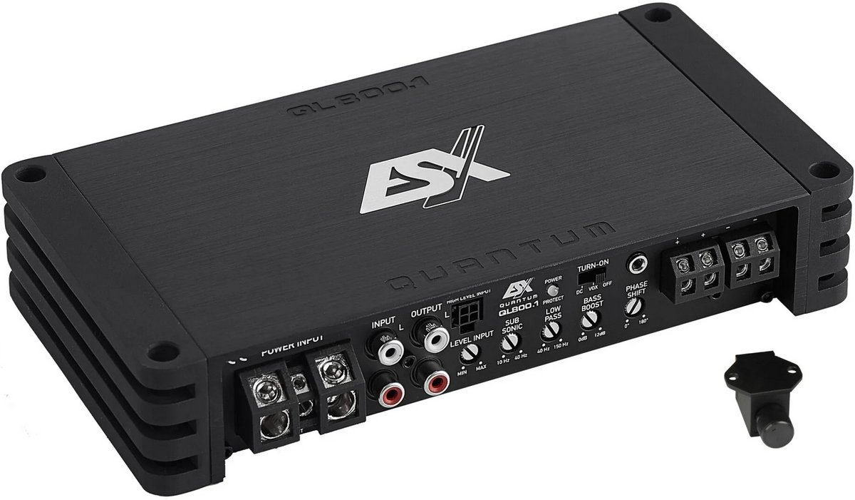 ESX QUANTUM QL800.1 800 watt RMS / 1 ohm / Auto versterker / Monoblok