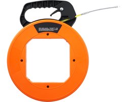 200-Voet Glasvezel Katrol, 3/16-Inch Draadtrekker met Verbeterde Behuizing en Handvat, Flexibele Draadtrekoplossing voor Muren en Elektrische Leidingen