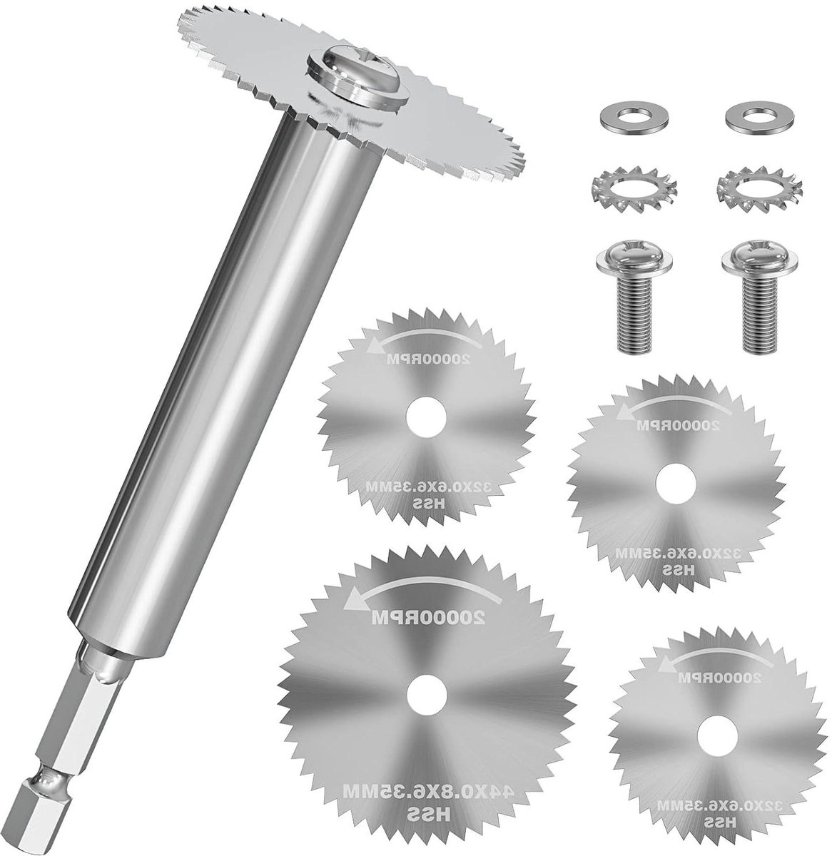 Binnenbuissnijder voor PVC Sanitair - Buisnijderset met 1/4 inch Zeskantige Schacht - Inclusief 32mm en 44mm Zaagbladen - Handige Tool voor Snijden van Kunststof Buizen