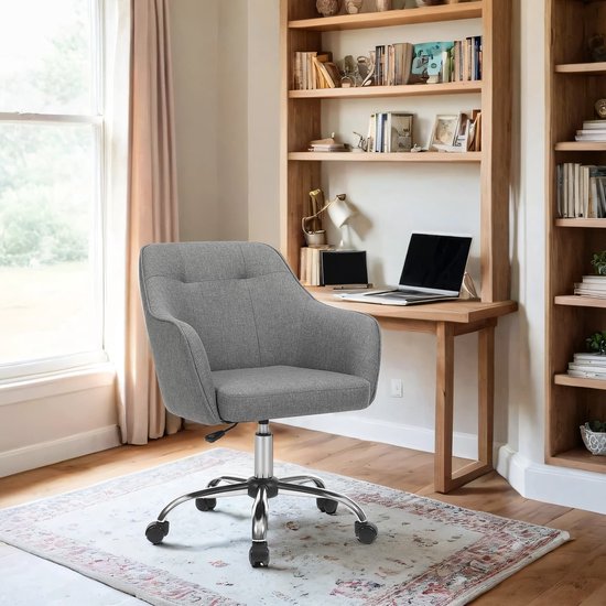 FurnitureR Ergonomische Bureaustoel Set 4 Stuks Bruin Velours Kruisvoet Van Metaal In Hoogte Verstelbaar Voor Thuiskantoor 2928740684 FurnitureR Ergonomische Bureaustoel Set 4 Stuks Bruin Velours Kruisvoet Van Metaal In Hoogte Verstelbaar Voor Thuiskantoor 2928740684