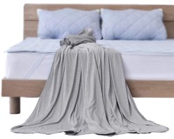 MKSS® Verkoelend Dekbed - Koeldeken voor Mensen - Zomerdekbed - Grijs
