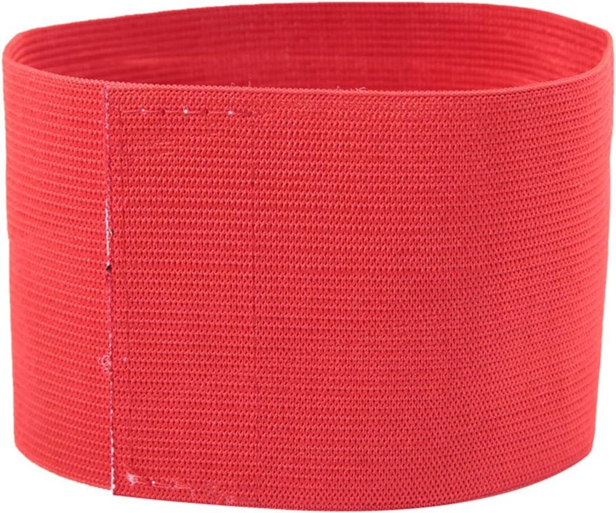 Kapiteinband Voetbal Armband - Verstelbaar en Rood - Voor Buitenactiviteiten - Geschikt voor Team Sportgroepen - Leiderschap Accessoire met Zoekwoorden zoals Voetbal en Kapitein - Duurzaam Materiaal - Comfortabele Pasvorm