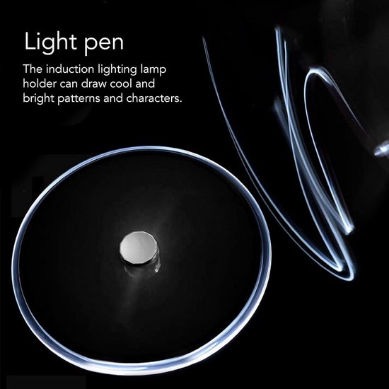 Inovra Plus - Lichtgevende Spinner Pen Vingertop Balpen met LED-licht en Stressverlichting — afbeelding 2