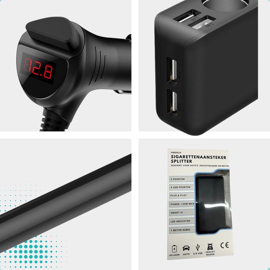 Autoladers en snelladers. Draadloos of USB