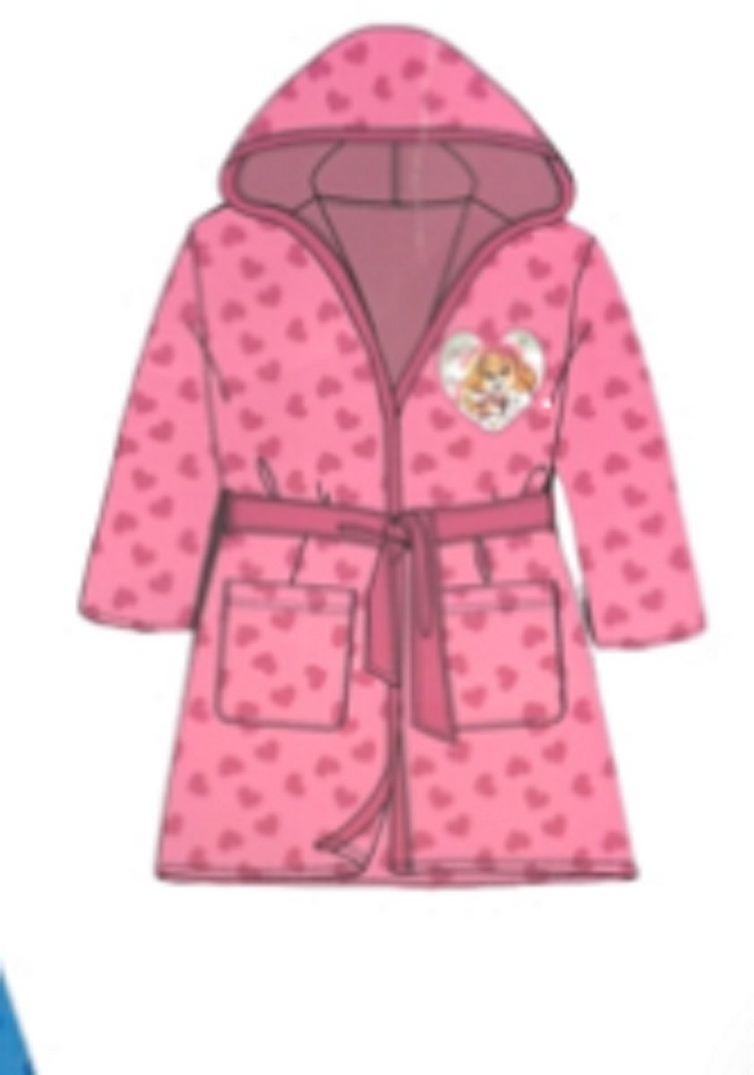 Kinderbadjas Paw Patrol meisjes badjas maat 110/116