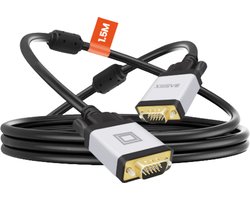 Xssive VGA Kabel - Full HD - VGA (D-Sub) naar VGA (D-Sub) - Voor Oudere Monitor - Male to Male - 1.5 Meter