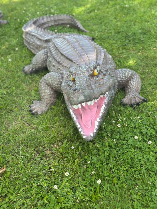 Goodyz - Animaux de la jungle - Reptile - Crocodiles - Grand Crocodile - XXL- Couleur originale