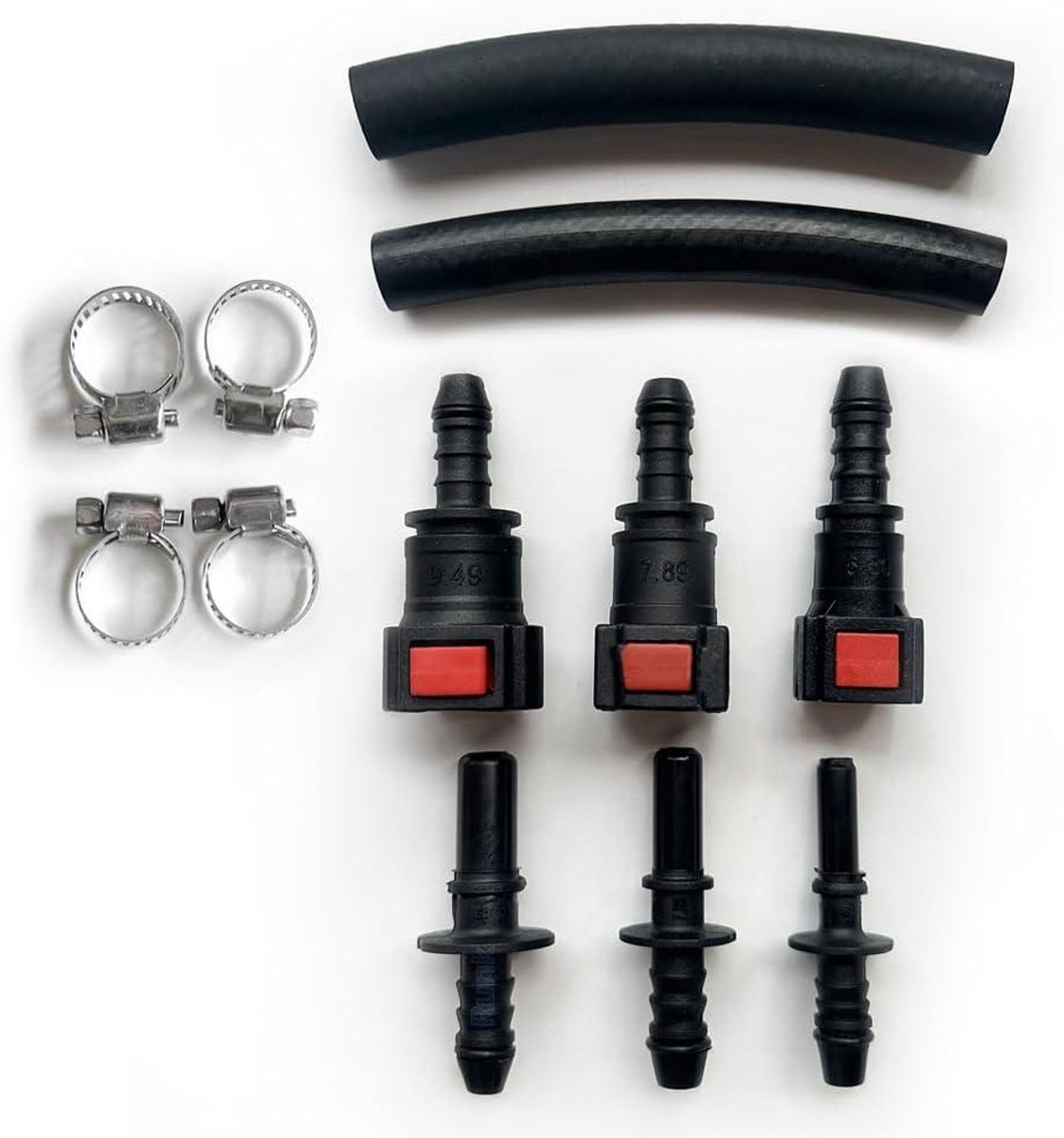 FreeTec 70tlg benzine-drukmeter set 0-10 bar voor auto/auto brandstof