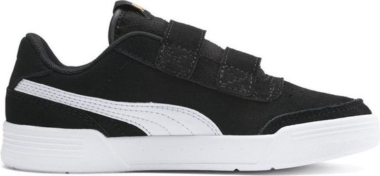 PUMA Caracal SD V PS Sneakers Kinderen - Puma Black-Puma White-Puma Team Gold - Maat 32 PUMA Caracal SD V PS Sneakers Kinderen - Puma Black-Puma White-Puma Team Gold - Maat 32