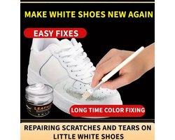 Witte leder verf reparatie verf
