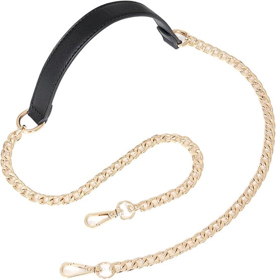 2 STKS Vervangende Ketting voor Handtas, Handtas Kettingriemen, Vervangende Metalen Vervangende Ketting, met 120 cm Metalen Kettingriem, voor Handtas Clutch Bag Portemonnee