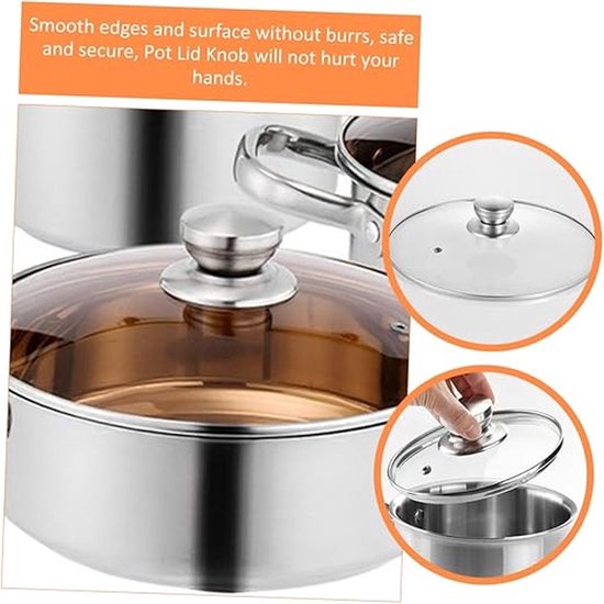 1Pack Duurzame Universele Keuken Vervanging Kookgerei Pot Deksel Deksel Knop Handvat kopen vanaf een prijs van 1.37