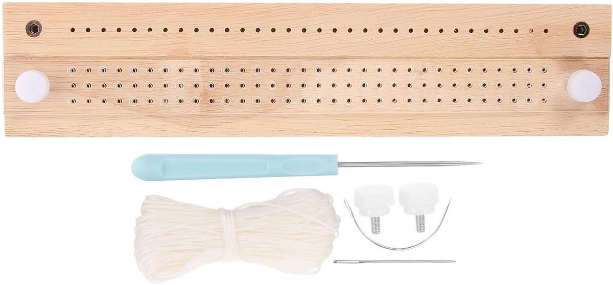 Allecto Premium - Bindset Starter Tool Hand Tying Tool Set + Curved Needle - Boekbinder Kit - Naaiset voor Pennen