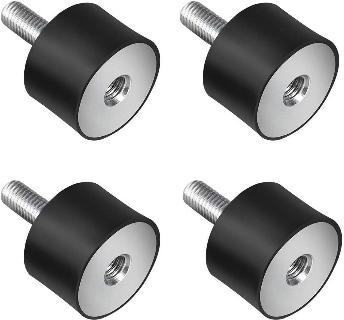 Allecto Plus - 4 stuks M8 schokdempers met Silentblock rubberen buffers