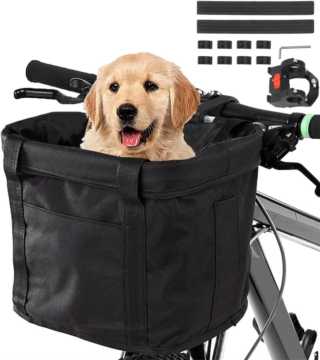 Lexium Store Hondenfietsmand - elektrische fiets - opvouwbaar & waterdicht - 5 kg