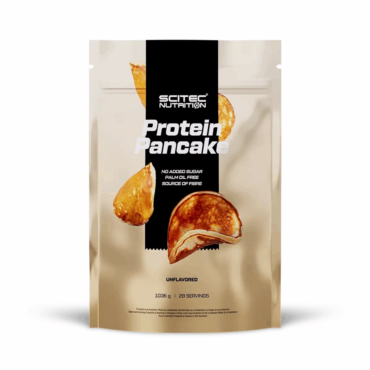Scitec Nutrition® - Protein Pancake (1036 gram - Unflavored) - 28 pannenkoeken - proteine pannenkoekenmix - proteine pannenkoeken - eiwitrijke pannenkoeken - 30% eiwit - havermeel - koolhydraten - poeder - bakmix