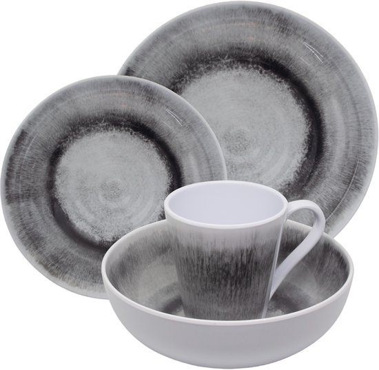 Eurotrail Serviesset Nebu Melamine 16 delig van Eurotrail — afbeelding 5