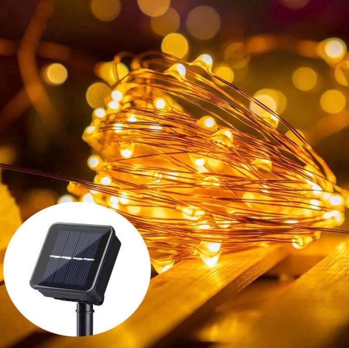 Sfeerverlichting - Lichtsnoer Buiten - Zonne-Energie - Lichtjes Slinger - Tuinverlichting - 22M - Buitenverlichting - Waterdicht - Lichtsnoer - Lichtjes - Lichtslinger - Sfeerlichtjes