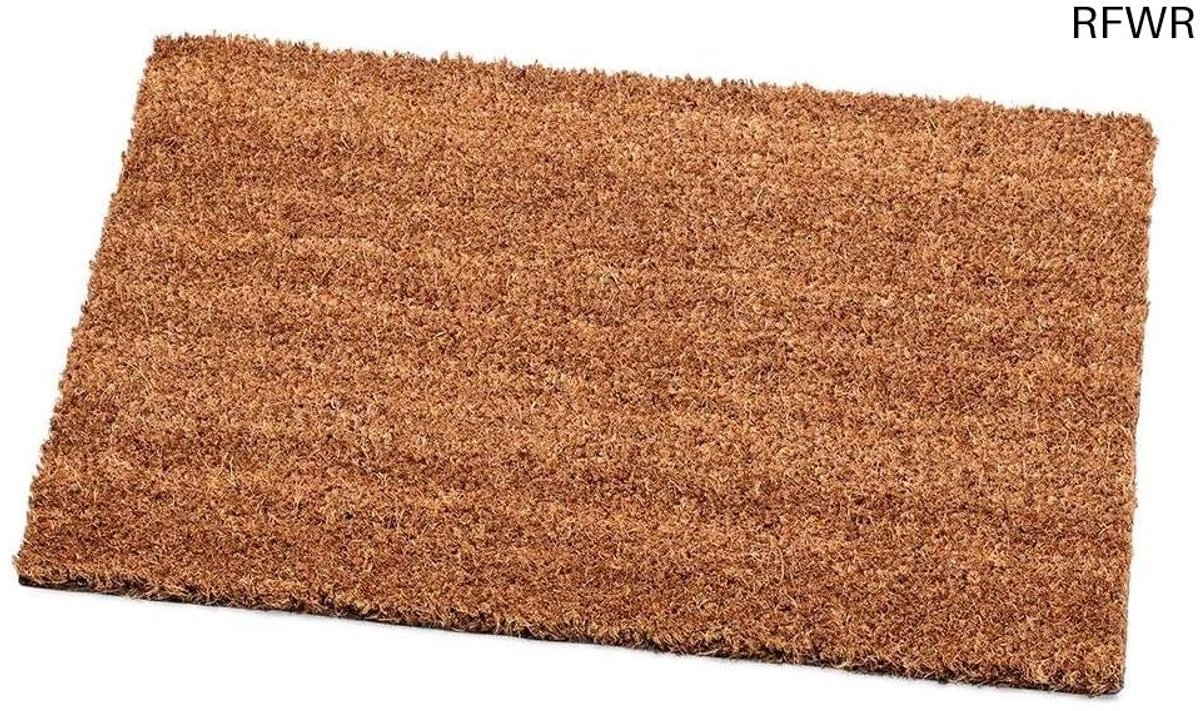 RFWR Kokos Deurmat - Schoonloopmat naturel - 60x80cm