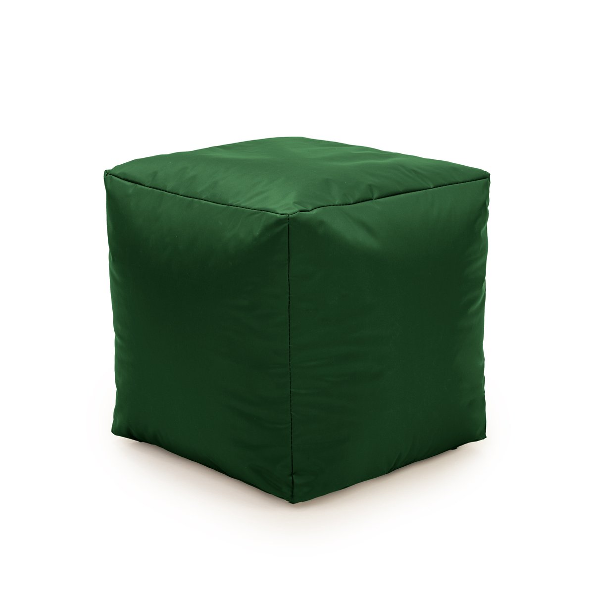 Drop & Sit - poef - robuust nylon - donkergroen - 50x50x40
