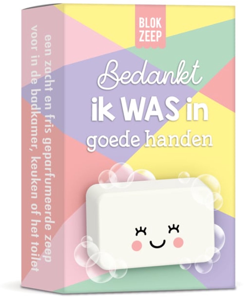Zeep - Bedankt Ik was in goede handen - Cadeau - Verjaardag - Juf - Meester - Einde schooljaar