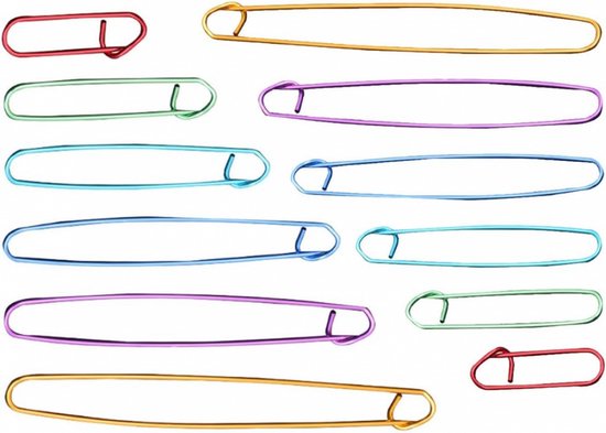 Breien mazenhouder, grote set, 12 stuks, 6 maten, zinklegering, haaknaalden, breinaald, naaldhaken, naaigarkers, breien, dispenser, accessoires voor dekens, sjaals, doe-het-zelf, handwerk, naaigereedschap, trui, sieraden