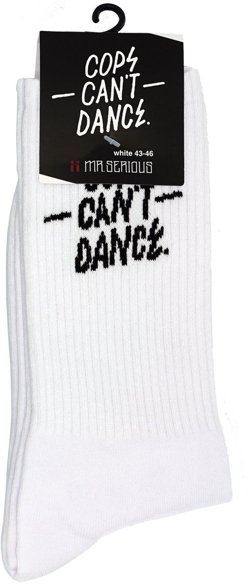 Cops can’t dance socks white