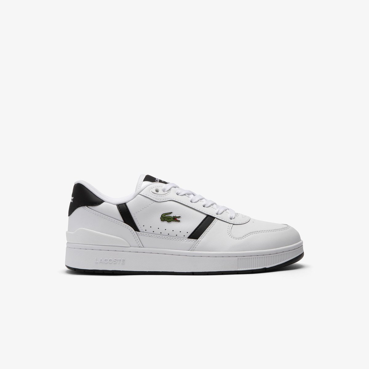 Lacoste T-CLIP SET 225 8 SMA WHT/BLK Heren Sneakers - wit / zwart