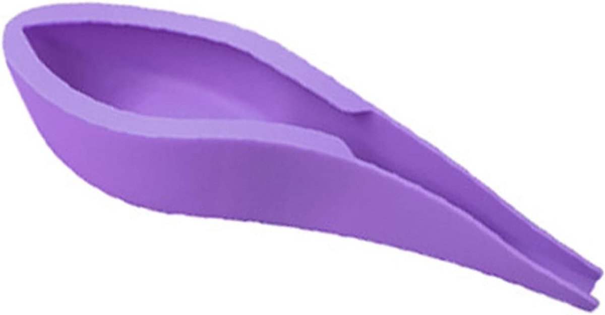 JGS Premium - Draagbare urinoir met stand-to-pee noodtrechter voor vrouwen - Herbruikbare siliconen draagbaar met reistas (paars)