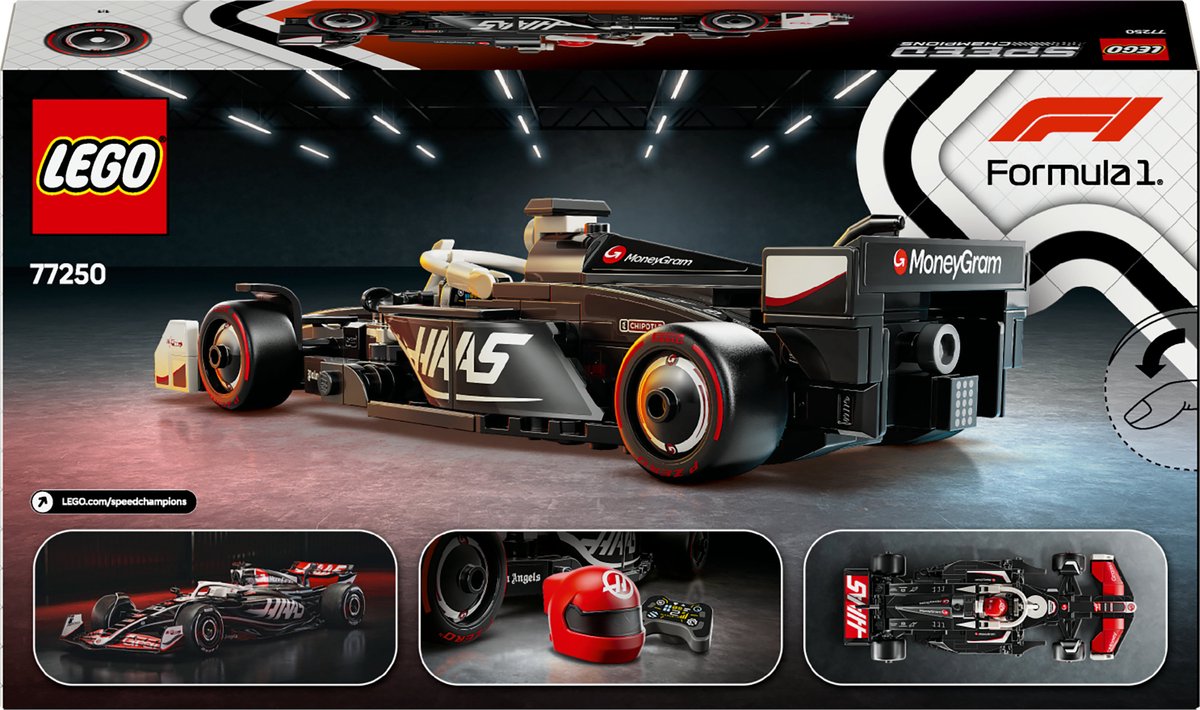 LEGO Speed Champions MoneyGram Haas F1 Team VF-24 racewagen Set - 77250 — afbeelding 16