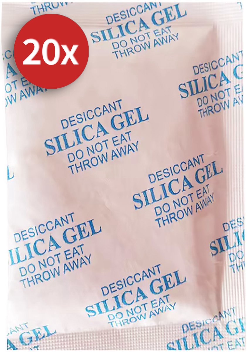 Vochtvreters - Silica Gel - 10 gram - 20 stuks
