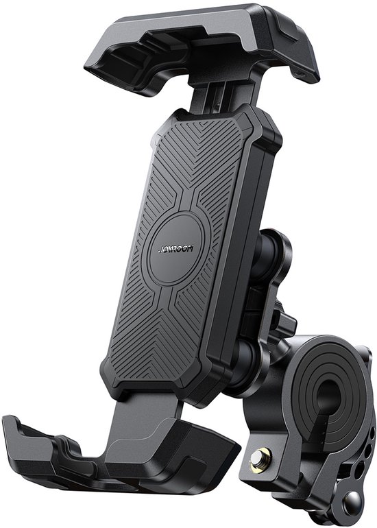 Joyroom - Telefoonhouder Fiets & Scooter - Verstelbaar - Schokbestendig – 360° Draaibaar - Zwart