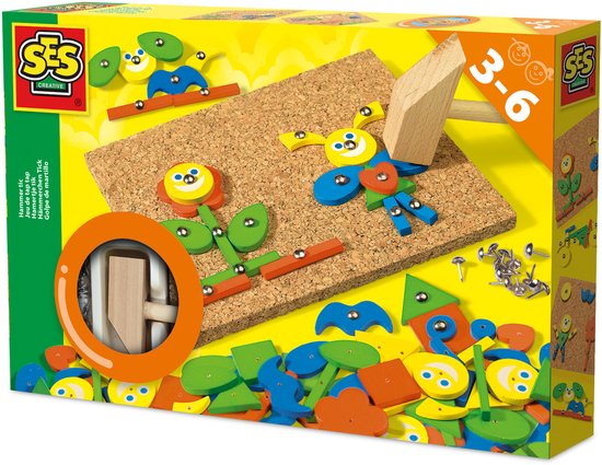 SES Creative - Hamertje Tik - Fantasie - Kinderspeelgoed - Knutselen - Montessori Speelgoed - Vanaf 3 jaar