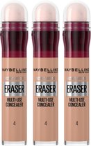 3x Maybelline Instant Anti Age Eraser Concealer 04 Honey
