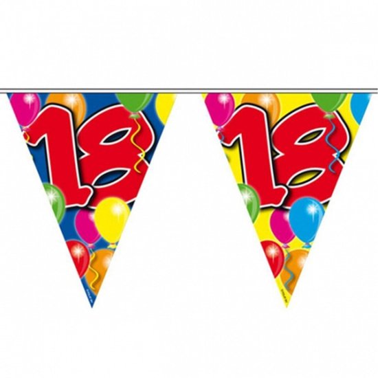 2x ligne de drapeau 18 ans avec autocollant gratuit