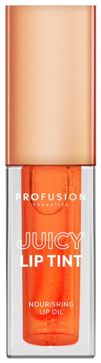 Profusion Cosmetics Juicy Lip Tint Voedende Lipolie 4,5 ml (Tint : Nieuwsgierig koraal)