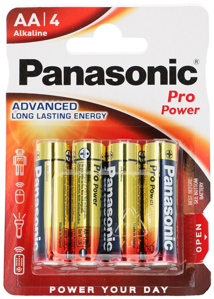 Panasonic AA Pro Power Batterijen