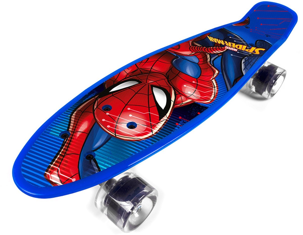 Marvel Skateboard Spider-man 55 Cm Polypropyleen Blauw