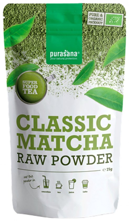 Purasana Matcha Classic Raw Powder 75 gr
