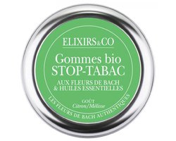 Elixirs & Co Stop Tabak Gums Citroen Citroenmelisse Smaak Biologisch 45 g